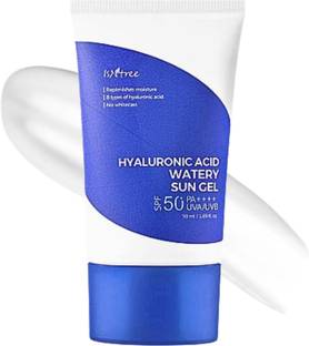 Isntree Sunscreen - SPF 50+ PA++++ Watery Sun Gel with Hyaluronic Acid | Lightweight Sunscreen for Daily Use