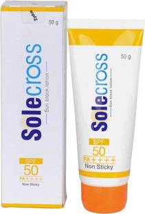 RAYRELEIF Sunscreen - SPF 50 PA++++ Solecross Sunblock Sunscreen Lotion | Spf 50+ | Pack of 1 | 50Gm