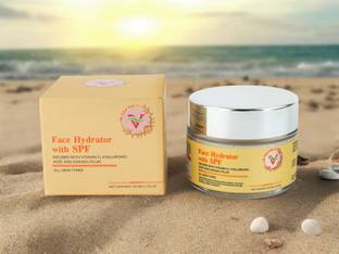 The velvet veils Sunscreen - SPF 10 PA+ Face Hydrator with SPF Protection formula | Nourishes face | Radiant formula