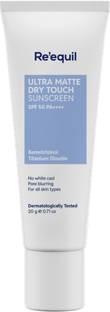 Re'equil Sunscreen - SPF 50 PA++++ Ultra Matte Dry Touch Gel