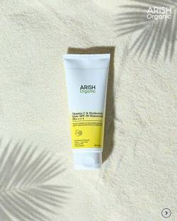 ARISH organic Sunscreen - SPF 50 PA++++ Vitamin C & Hyaluronic Glow SPF 50 Sunscreen PA++++
