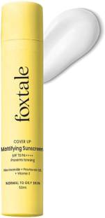 Foxtale Sunscreen - SPF 70 PA++++ Mattifying Sunscreen SPF 70+ PA++++ Prevents Tanning