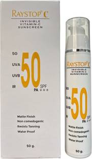 RAYSTOP Sunscreen - SPF 50 PA+++ Invisible Vitamin C Sunscreen