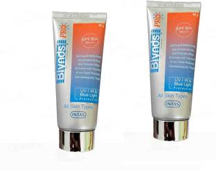 Blynds Sunscreen - SPF 80+ PA+++ Pro Sunscreen SPF 80+ PA+++ | Pack of 2 (50gm Each) | 8| Vitamin E