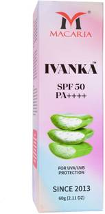MACARIA Sunscreen - SPF 50 PA++++ Ivanka Sunscreen SPF 50+ PA++++UVA UVB Sun Protection