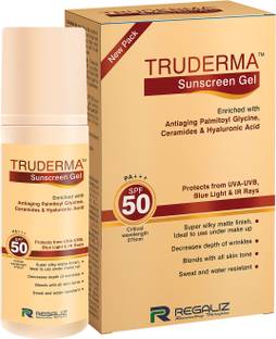 Truderma Sunscreen - SPF 50 PA+++ Silicone Sunscreen Gel Spf 50+
