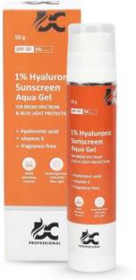 DC PROFESSIONAL Sunscreen - SPF 50 PA++++ 1% Hyaluronic Sunscreen Aqua Ultra Light Gel