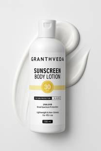 GRANTHVEDA Sunscreen - SPF 30 PA++++ Sun Expert SPF 30 PA++ Sunscreen | Ultra Matte, Non-Greasy