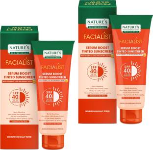 Nature's Essence Sunscreen - SPF 50 PA+++ SERUM BOOST TINTED SUNSCREEN SPF 40 (2PCS)