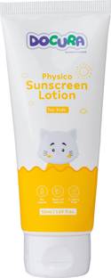 DOCURA Sunscreen Baby Physico Sunscreen Lotion - Pure Protection for Sensitive Skin, Body & Face