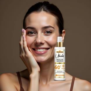 Utkrisht Sunscreen - SPF 60+ PA+++ Khadi Herbal SPF 60 Lotion for Gentle Summer Skincare
