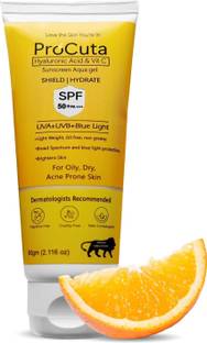 Procuta Sunscreen - SPF 50+ PA+++ Sunscreen Aqua Gel