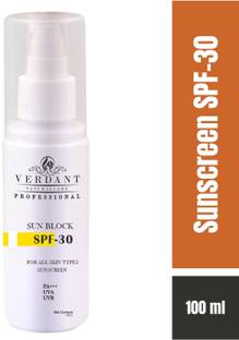 Verdant Natural Care Sunscreen - SPF 50 PA+++ Sunblock Sunscreen Lotion