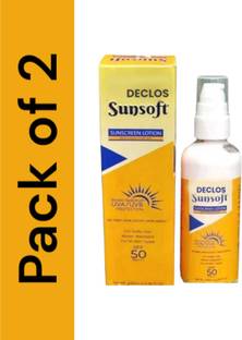 DECLOS Sunscreen - SPF 50 PA++++ dermaster new sunsoft lotion