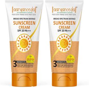 Aaryanveda Sunscreen - SPF 20 PA+++ Sun Protective SPF-20