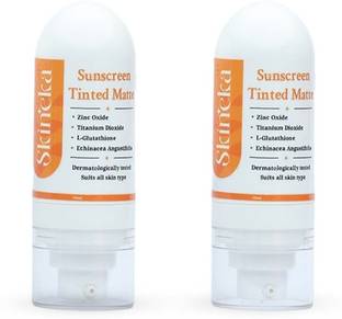 Skineka Sunscreen - SPF 50 PA++++ Sunscreen Tinted Matte Moisturizer: All-Day Protection & Flawless Finish