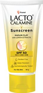 Lacto Calamine Sunscreen - SPF 50 PA+++ Sunshield Matte Look Paraben & Sulphate free