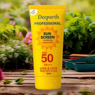 Deeparth Sunscreen - SPF 50 PA+++ Multi-Layer UV Shield SPF 50 PA++++ with Hyaluronic Glow