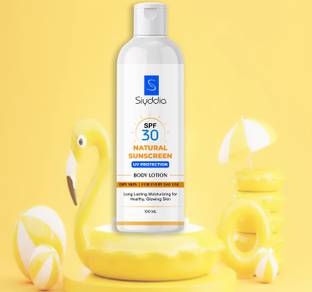 SIYDDIA Sunscreen - SPF SPF-30 PA++ Daily Glow with Vitamin C & Turmeric for Sun Protection-PA+