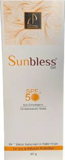 sunbless Sunscreen - SPF 50 PA+++ Silicon Sunscreen Gel SPF 50+