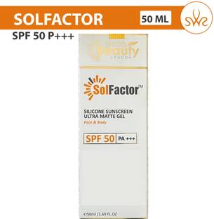 SWR Sunscreen - SPF 50 PA+++ Solfactor Ultra Matte SPF 50 Gel