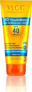 VLCC Sunscreen - SPF 40 PA++ 3D Youth Boost Sunscreen Gel Cream - For Sun Protection