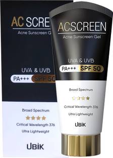 Acscreen Sunscreen - SPF 50 PA+++ Gel with Advanced Oil Control & Broad-Spectrum Sun Protection
