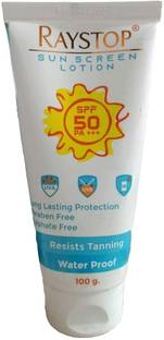 RAYSTOP Sunscreen - SPF 50 PA+++ SUNSCREEN LOTION [100_g]