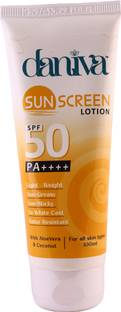 daniva Sunscreen - SPF 50 PA++++ Sunscreen Lotion Your Ultimate Sun Protection
