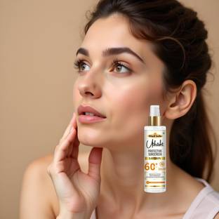 Utkrisht Sunscreen - SPF 60+ PA+++ Khadi Sunscreen Lotion SPF 60 for Clear Skin All Day