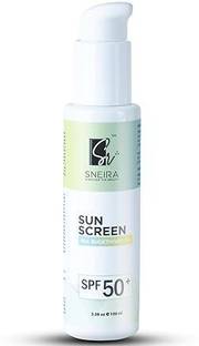 SNEIRA Sunscreen - SPF 50+ SEA BUCKTHORN OIL Sunscreen SPF 50+ UVA/UVB No White Cast | Water resistan