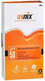 UVnix Sunscreen - SPF 50 PA+++ Silicone Matte Sunscreen Cream