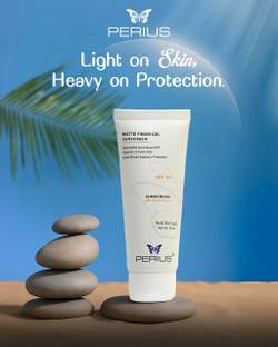 PERIUS Sunscreen - SPF 50+ PA+++ SPF 50 PA+++ Sunscreen Cream Daily Glow With Vitamin C+E For Sun Protection