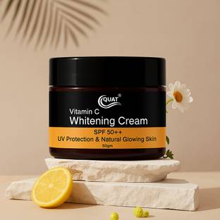 QUAT Sunscreen - SPF SPF 50 PA++ "GlowGuard Spectrum: Vitamin C Whitening Cream with High SPF"
