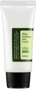 Cosrx Sunscreen - SPF 50+ PA+++ Aloe Soothing Sun Cream | No White Cast Korean Sunscreen for Men & Women