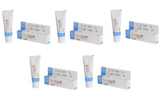 Tvaksh Sunscreen - SPF 30 + 50 PA+++ Face Guard Silicone Sunscreen Gel - SPF 30 PA+++ (50 g) x pack of 5