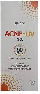 Acne Sunscreen - SPF 50 PA+++ UV Sunscreen Gel with Spf 50 PA+++ For All Skin Type (50 Gm) Pack1