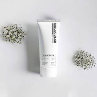 Molecular Structure Sunscreen - SPF 50 PA++++ Blue Light Protection Lightweight and non-greasy texture Sun Protaction