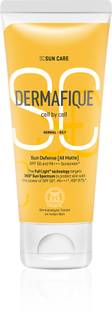 Dermafique Sunscreen - SPF 50 PA+++ Sun Defense All Matte, SPF 50, PA +++ Sunscreen, Prevents Tanning & Photaging