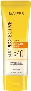 JOVEES Sunscreen - SPF 40 PA+++ Sun Protective Sunscreen Cream | For Normal to Dry Skin