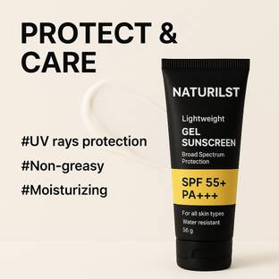 NATURILST Sunscreen - SPF 55+ PA+++ NUTURILST LIGHTWEIGHT GEL SUNSCREEN