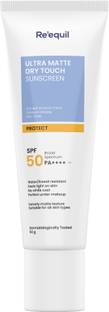 Re'equil Sunscreen - SPF 50 PA++++ Ultra Matte Dry Touch Sunscreen Gel