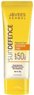 JOVEES Sunscreen - SPF 50 PA+++ Sun Defence Cream SPF 50 Sunscreen| For All Skin Type | Yes & UVB Protection