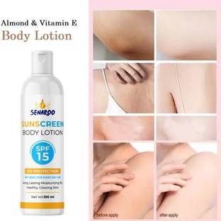 SENAROO Sunscreen - SPF 50 PA++ body lotion cream for dry skin