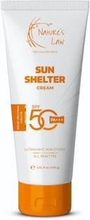 Nature's Law Sunscreen - SPF 50 PA+++ Natures Law sun shelter gel cream