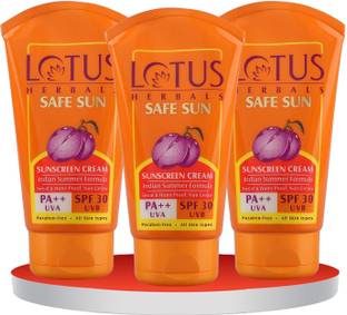 LOTUS HERBALS Sunscreen - SPF 50 PA++ Safe Sun Sunscreen Cream