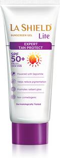 La Shield Sunscreen - SPF 50 PA+++ Lite SPF 50 PA+++ Mineral Sunscreen Gel | Skin lightening in 3 Weeks |