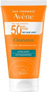 Avene Sunscreen - SPF 50 PA+ Eau Thermale Very High Protection SPF 50 Cleanance