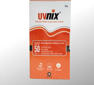 UVnix Sunscreen - SPF 50 PA+++ Silicone Matte Cream