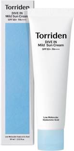 Torriden Sunscreen - SPF 50 PA++++ DIVE-IN Mild Suncream SPF50+ PA++++ 60ml